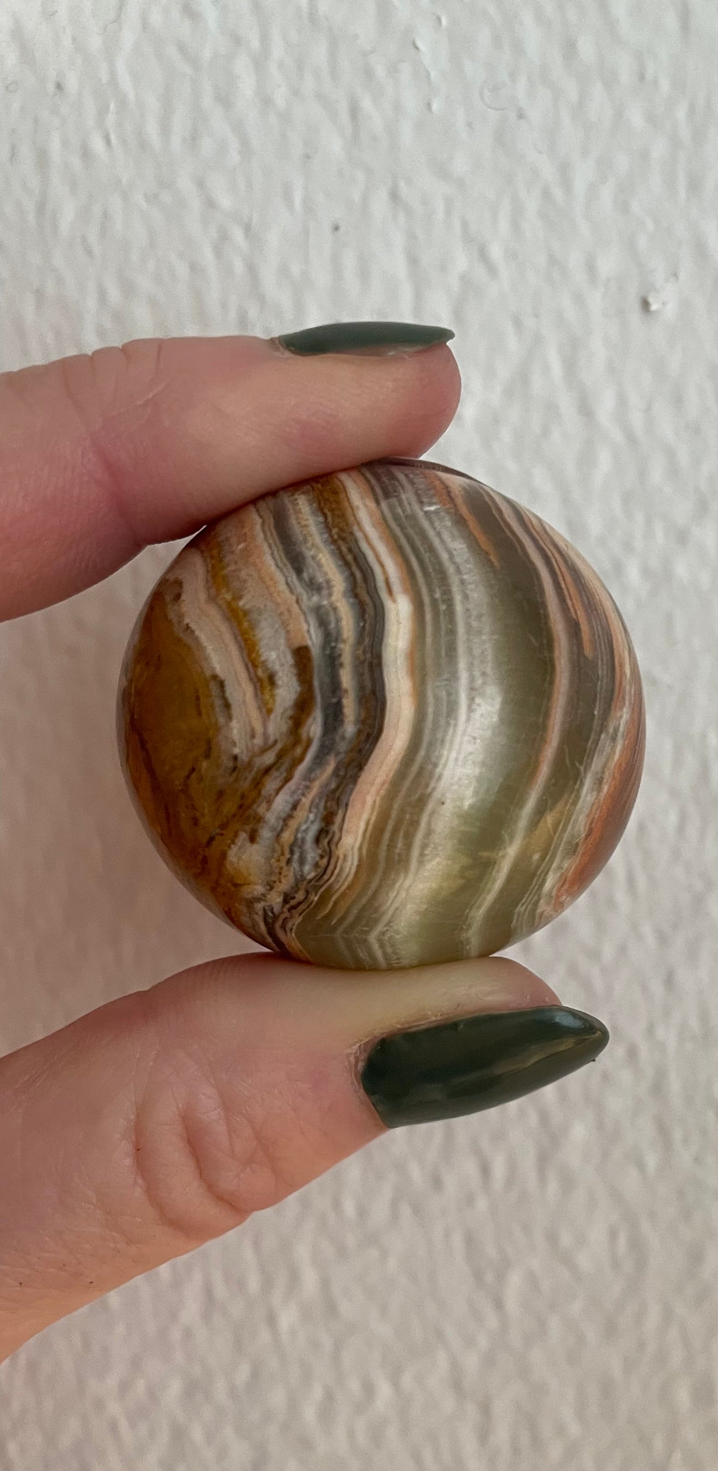 Green Onyx Crystal Sphere