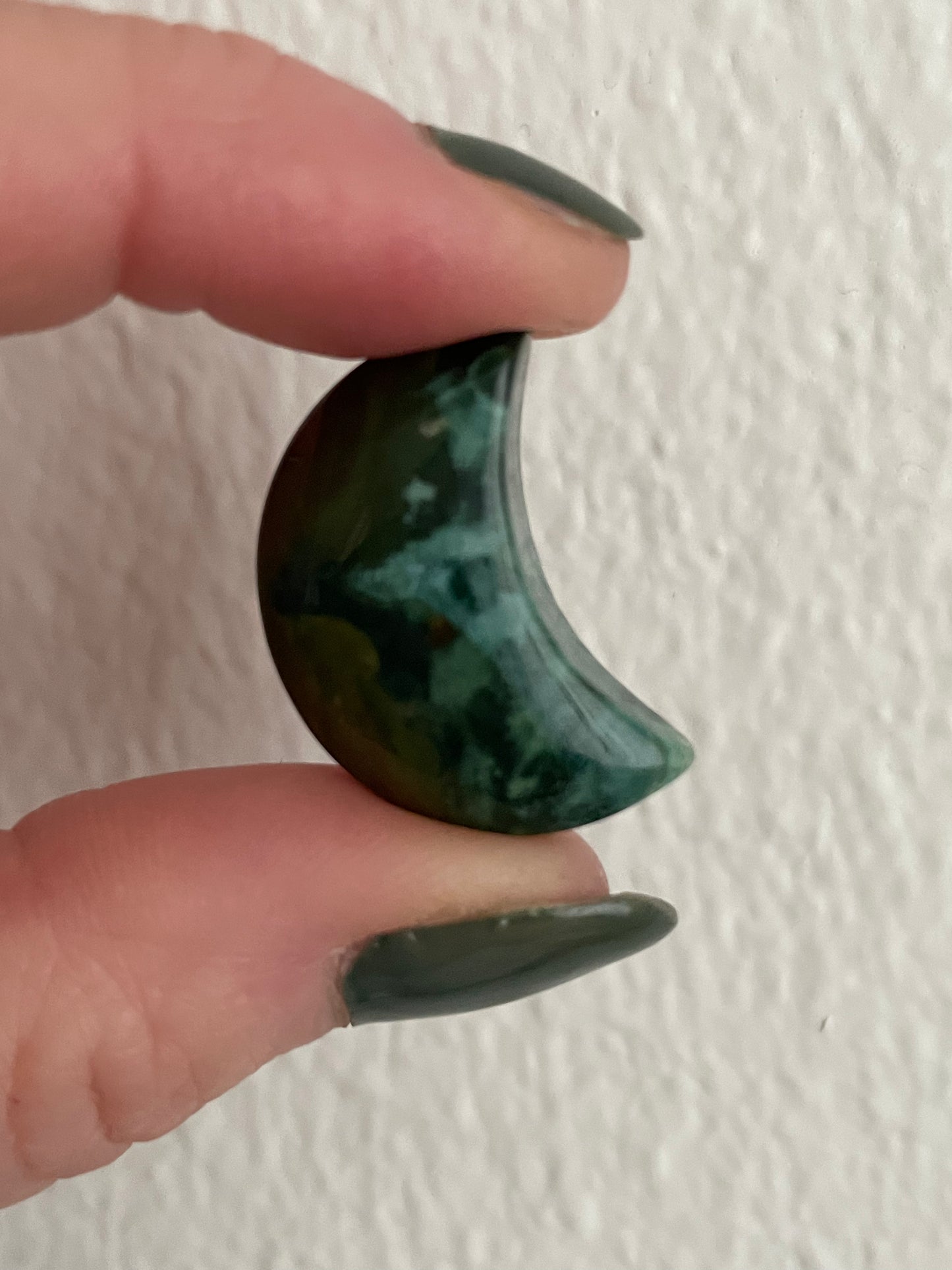 Ocean Jasper Crystal Moon