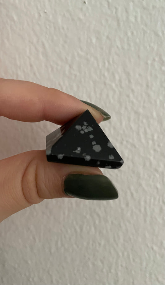 Snowflake Obsidian Pyramids